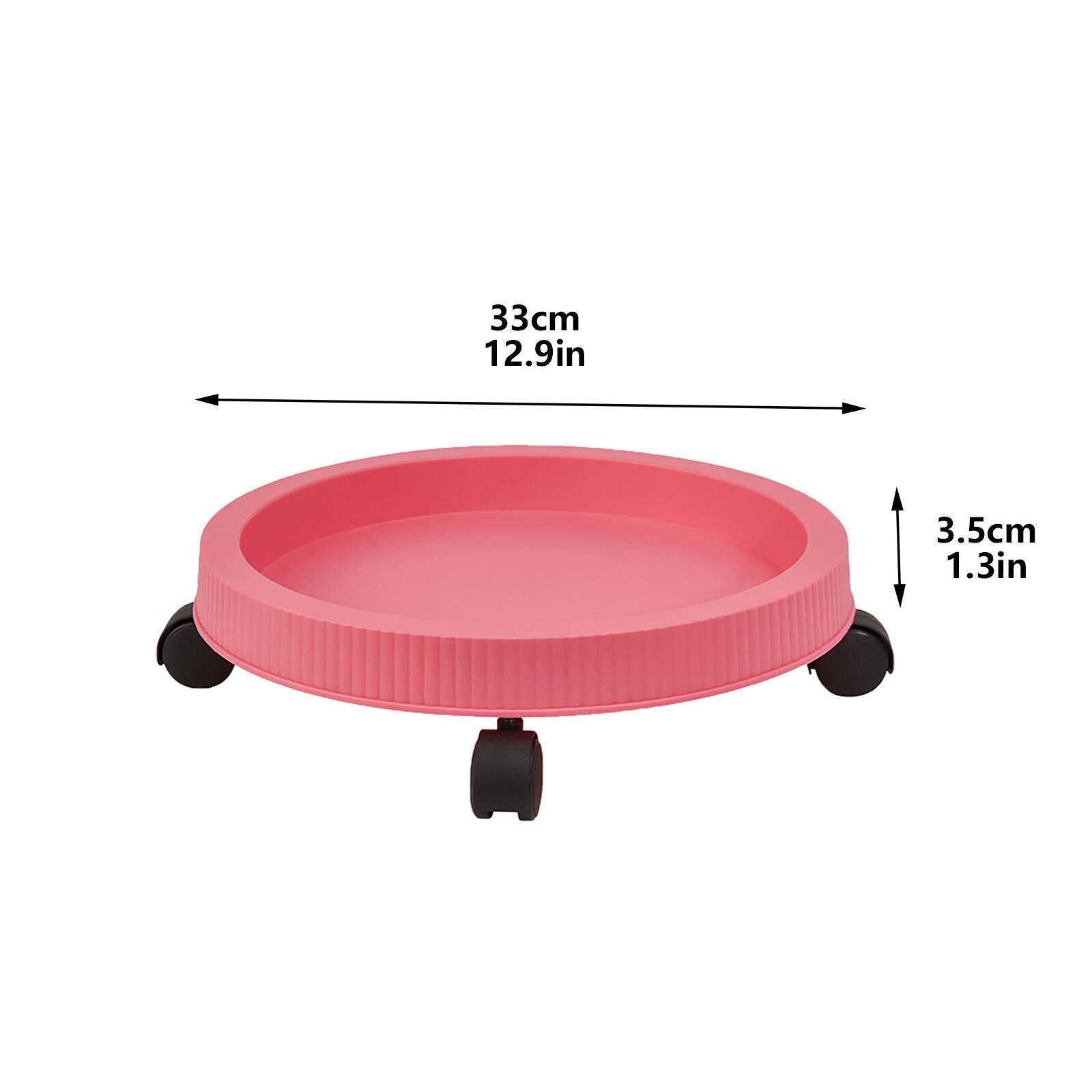 Planting tray Movable multi-layer stacked vegetable and fruit plant tray with wheels Wheat seedlings Nursery Pots Plant Too: Pink