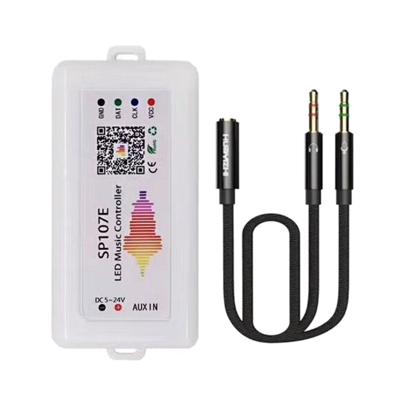 WIFI RGB SP107E Pixel IC SPI Musik Bluetooth Controller für WS2812 SK6812 SK9822 RGBW APA102 LPD8806 Streifen DC5-24V