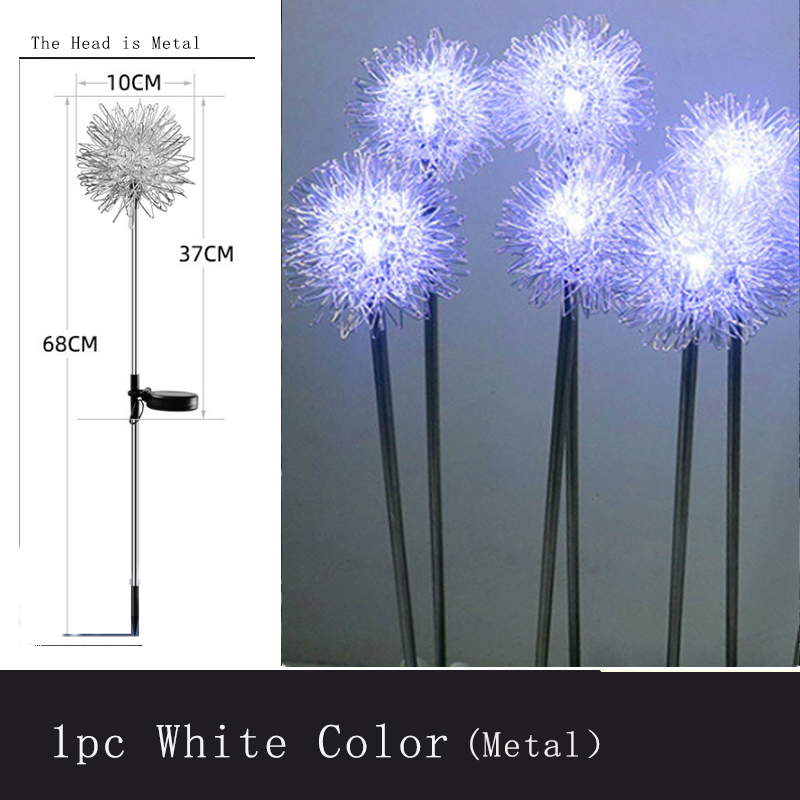 LED-zonnelicht buiten paardenbloemverlichting tuindecoratielamp tuin gazon landschap sprookjeslamp verlichting op zonne-energie: ROOS