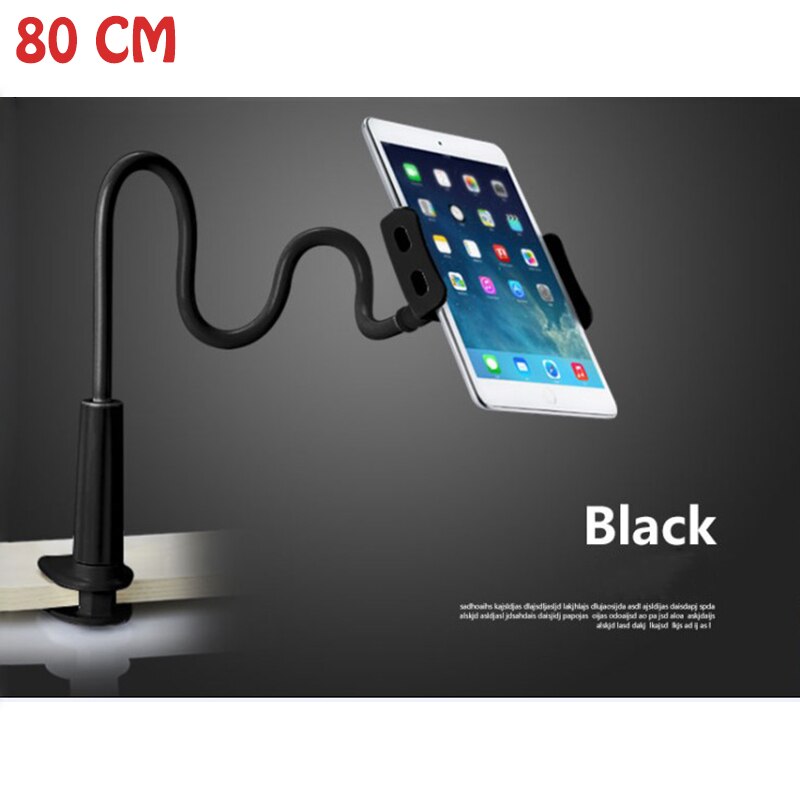 Tablet Del Supporto Del Basamento Per Ipad Air Mini Xiaomi Mipad Huawei Samsung Da 4.0 A 10.6 pollici Universale Long Arm Phone & tablet Del Supporto Del Basamento: Black 80CM