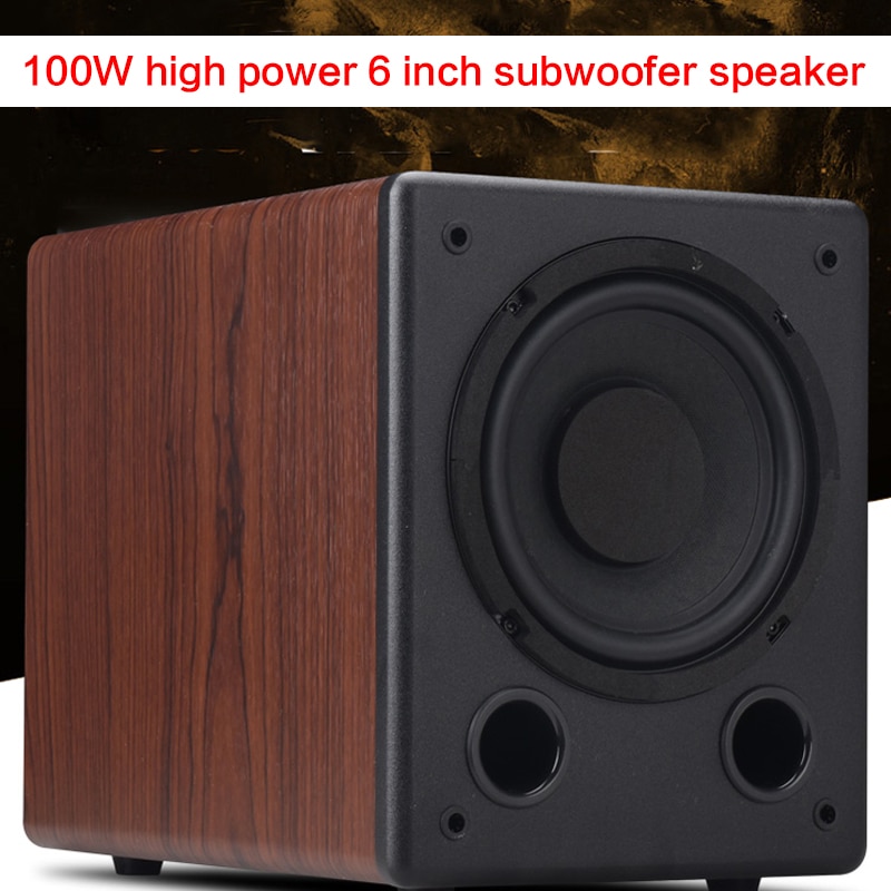 100W High-power HIFI Subwoofer Home Theater Long-stroke Diving Deep Fever 6.5 Inch 2.1 /5.1 Channel Passive Speakers 40hz-300hz