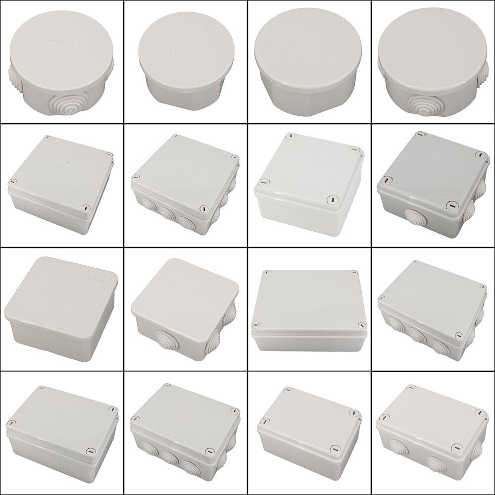 1 Set plastic enclosure box ABS IP65 opening with waterproof plug enclosure junction box