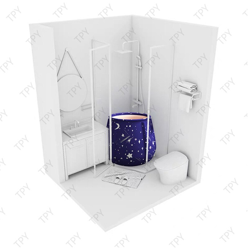 2 Size Bad Volwassen Vouwen Verwarming Bidet Bad Vouwen Bad Bad Vat Inweken Bad Grote Capaciteit Voor Baby Kind Volwassen