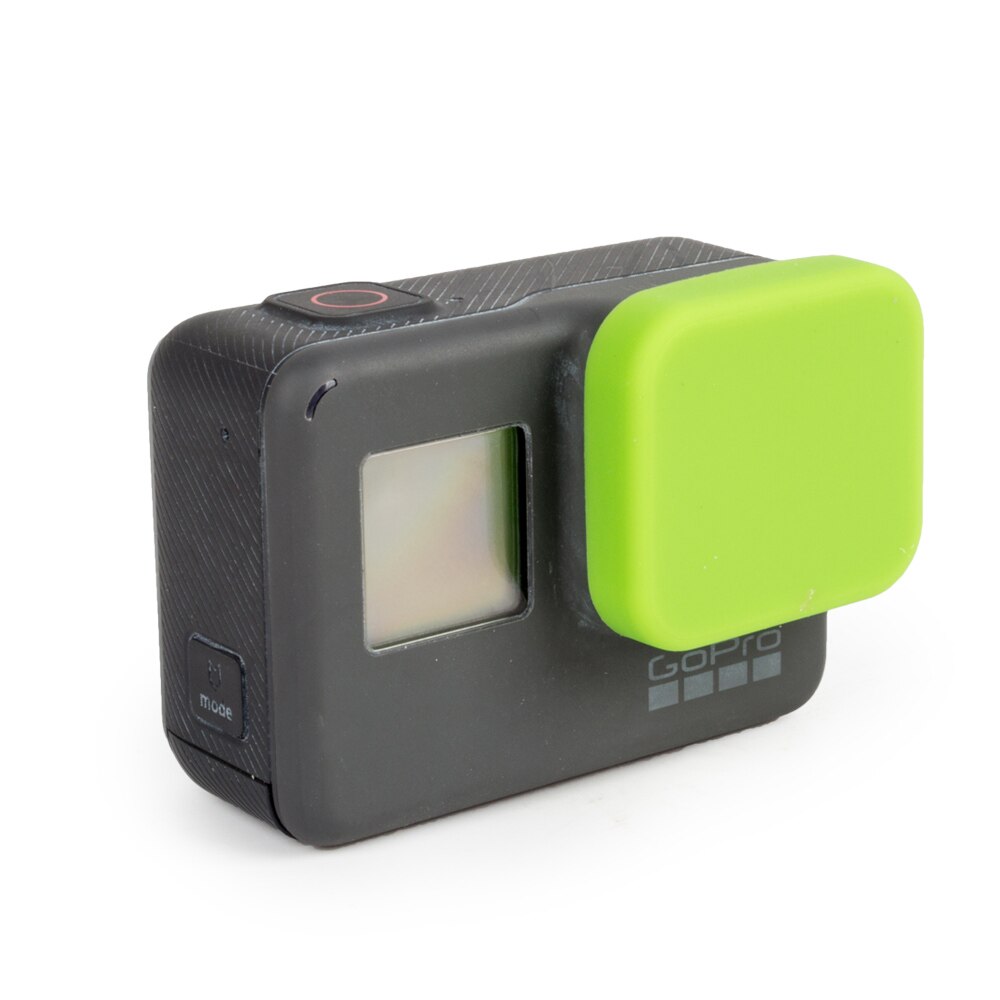 Tapa protectora de la Lente de la cubierta de silicona suave de 8 colores Probty para GoPro Hero 5 Black Camera Go Pro 5 Accesorios: Green
