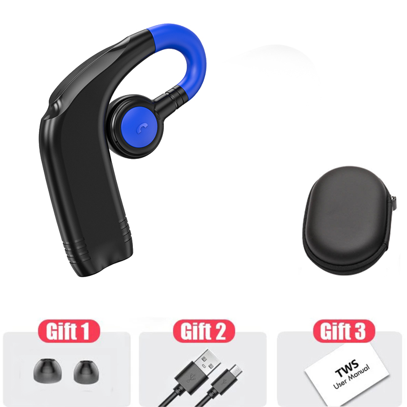 TWS Bluetooth Earphones Wireless Bluetooth Earbuds With Microphone 88 Hours For Continuous Listening To Music Sports Headphones: 1 Black plus blue