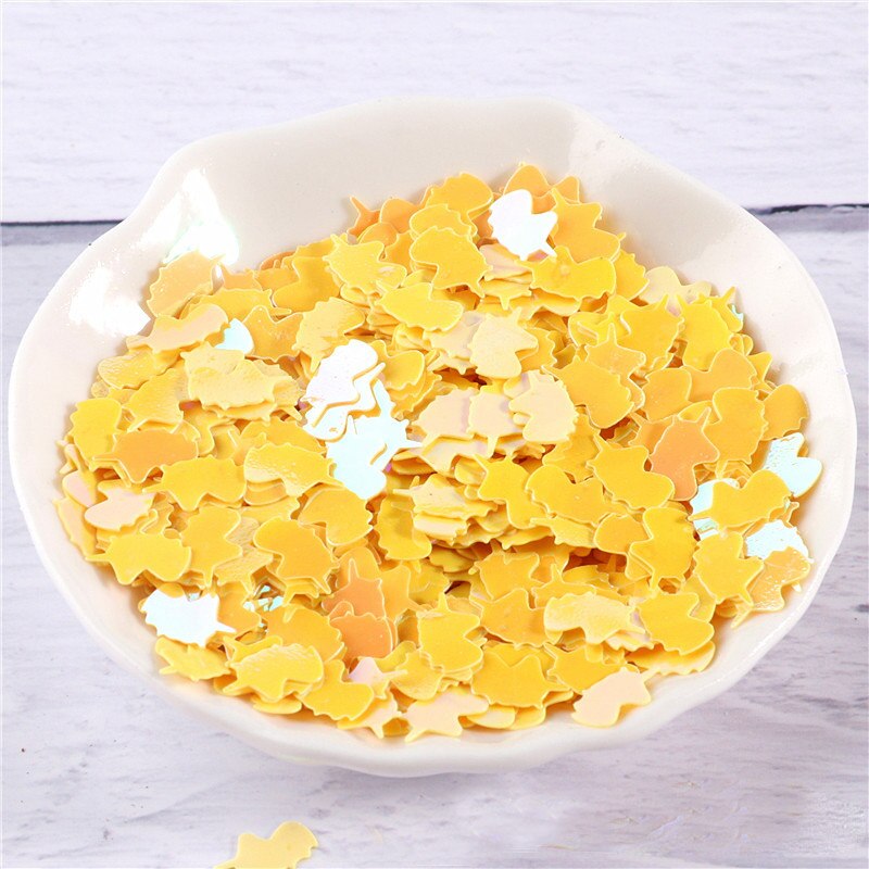 5*8mm eenhoorn hoofd nagel pailletten handleiding diy materiaal feestdecoratie pailletten pvc bulk pailletten kledingaccessoires  jj319: 14