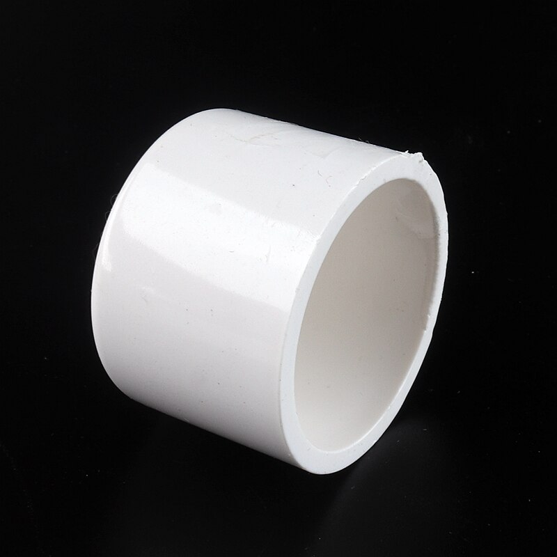 5~100pcs Size 20~50mm PVC Water Supply Pipe End Plug Connector Plastic End Cap Fittings Irrigation System Watering White Parts