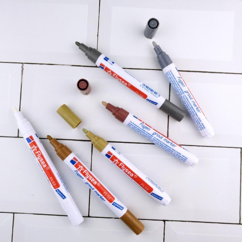7 Color Pen White Tile Refill Grout Pen Tile Gap Repair Bathroom Porcelain Filling Waterproof Mouldproof Cleaner Agents Paint