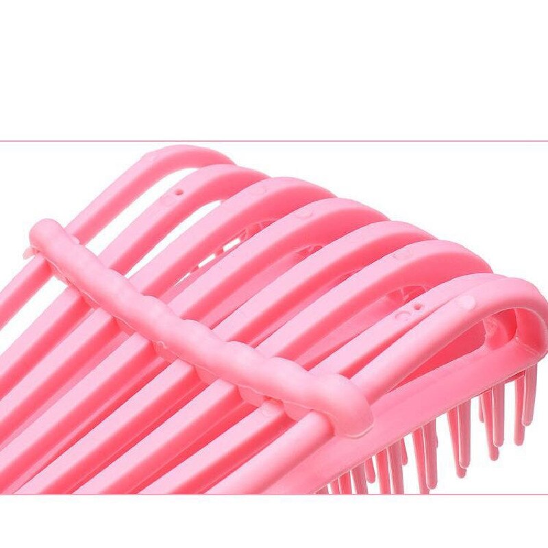 Kvinder mænd hår børster hår børste kam hårbørste børstehår nylon kvinder våde krøllede detanglef eller salon frisør styling værktøjer