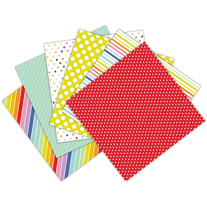 Papier de matériel rétro coloré, papier décoratif pour Album journal intime, Scrapbooking, bricolage, 24 pièces/lot