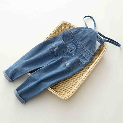 Kinder Denim Overalls Frühjahr Neue Baby Jungen und Mädchen Strumpf Jeans Kinder Cowboy Overalls Mädchen Jeans 2-8 jahre
