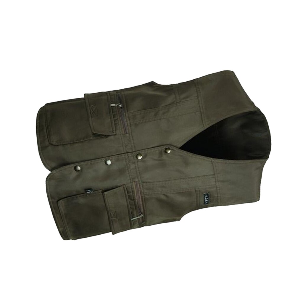 KTWOLEN Vissersvesten voor heren, meerdere zakken, outdoor vest, safari, jacht, wandelen, vest, jas, ademend, fotografietop, Donkerblauw, S