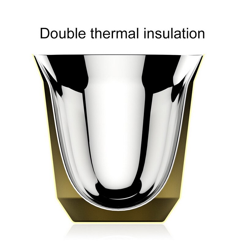 Espresso Mug Stainless Steel Outdoor Portable Cups Double Wall Travel Mug Vacuum Insulated Coffee Cup Powder Coated Thermos Cups