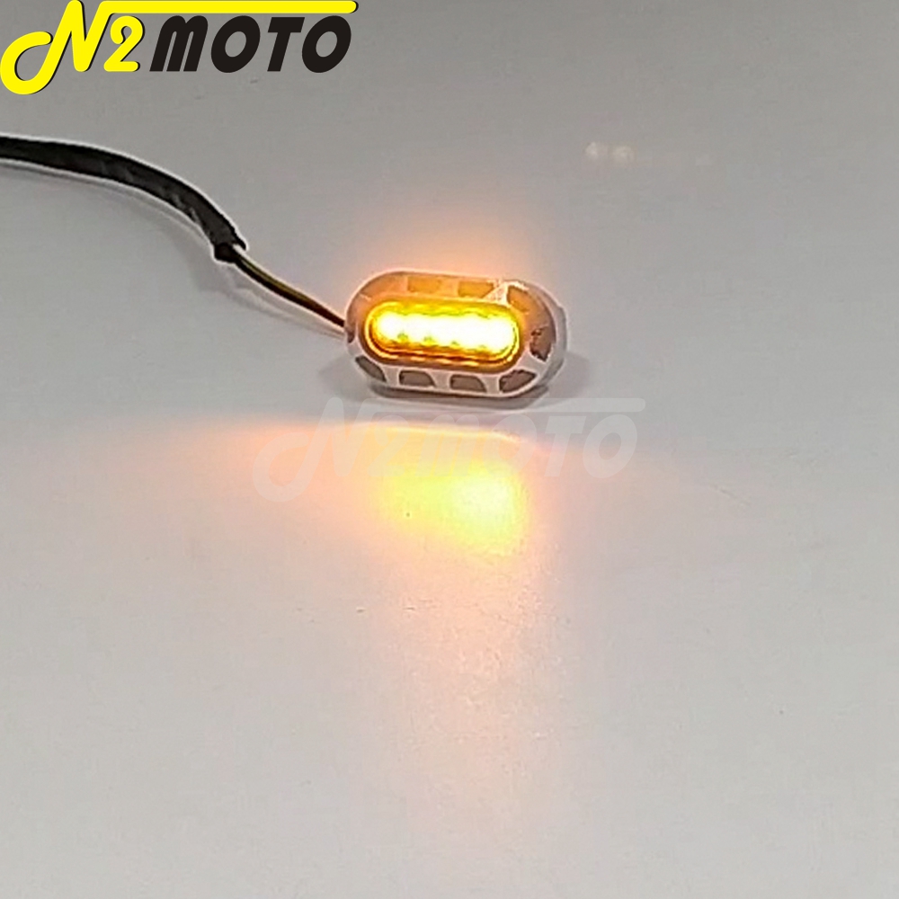Mini clignotant LED CNC pour Harley Sportster 883, 1200, 48, 72, Super Low Roadster 2004 –