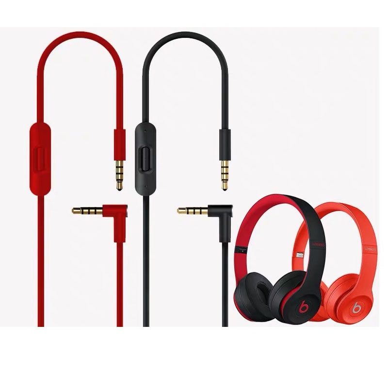 Cable de repuesto para auriculares Beats Solo/Solo HD/Solo2/Solo3/Mixr/studio2/studio3/pro, 3,5mm a 3,5mm