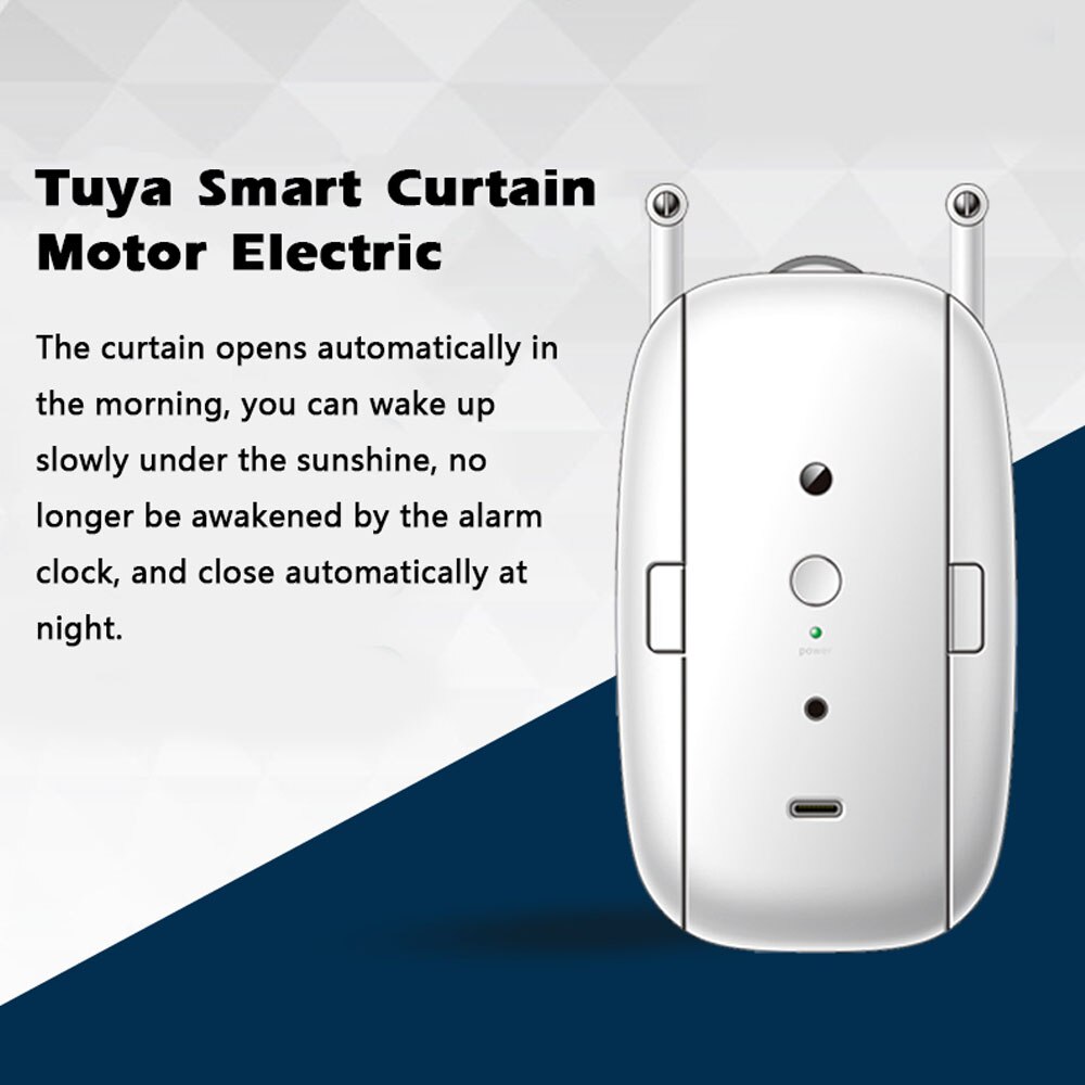 Tuya Smart Gordijn Motor Bt Voice Control Elektrische Gordijn Robot Motor App Controle Timer Setup Compatibel Met Alexa Google Thuis