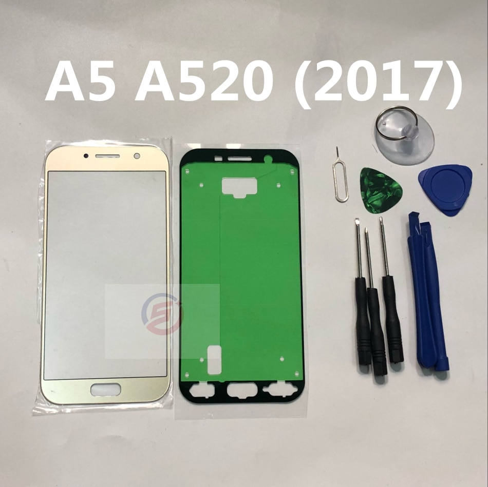 Voor Outer Glas Lens Touchscreen Vervanging voor Samsung Galaxy A5 A520 A520F ) + reparatie Tools & Adhesive