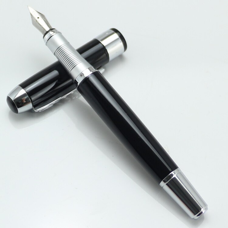 JINHAO 250 Medium nib Metal Fountain Pen Without Pencil Box luxury school Office Stationery Writing Cute pens