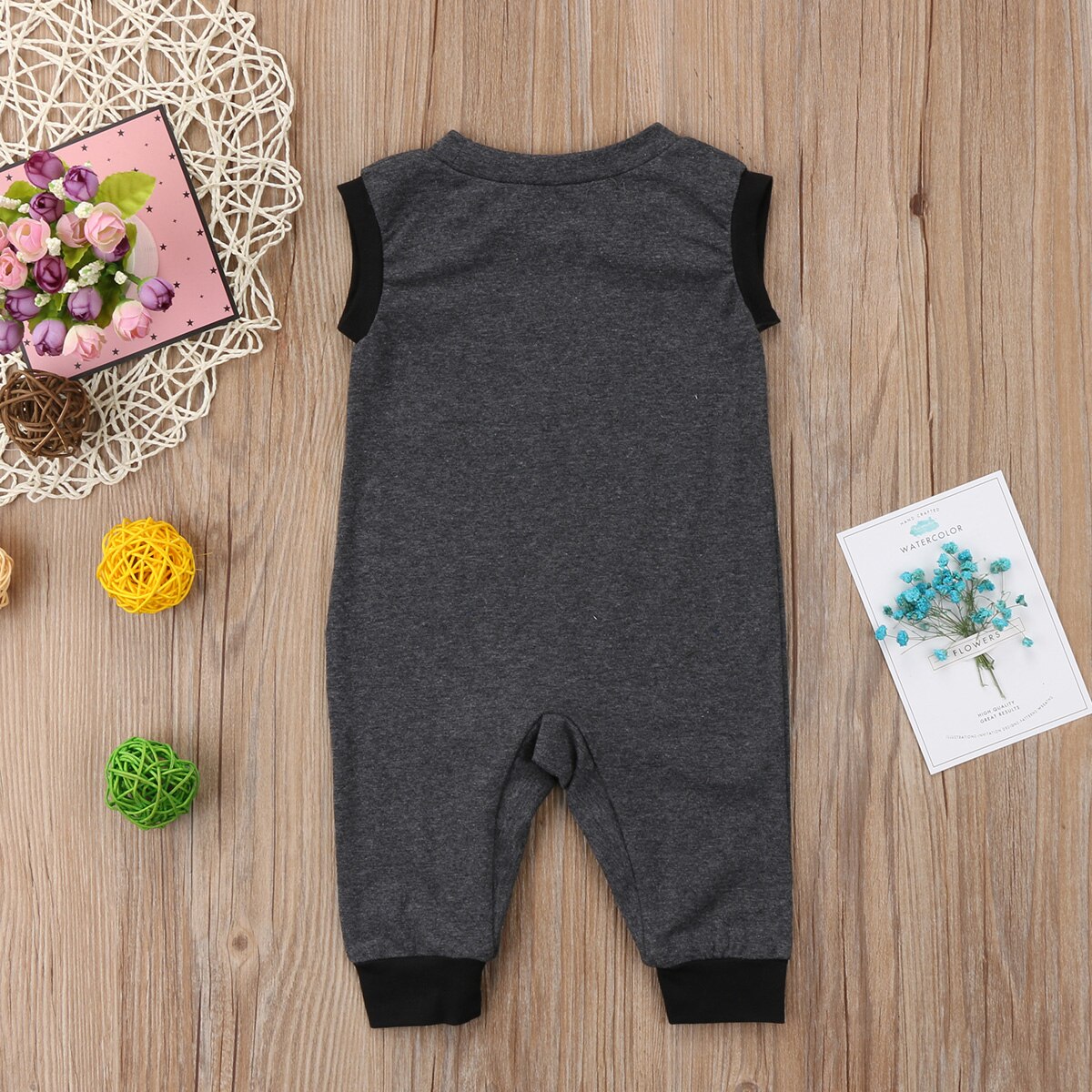 Cool Robot Gray Newborn Infant Baby Boy Girl Romper Jumpsuit Playsuit Outfit 0-2T