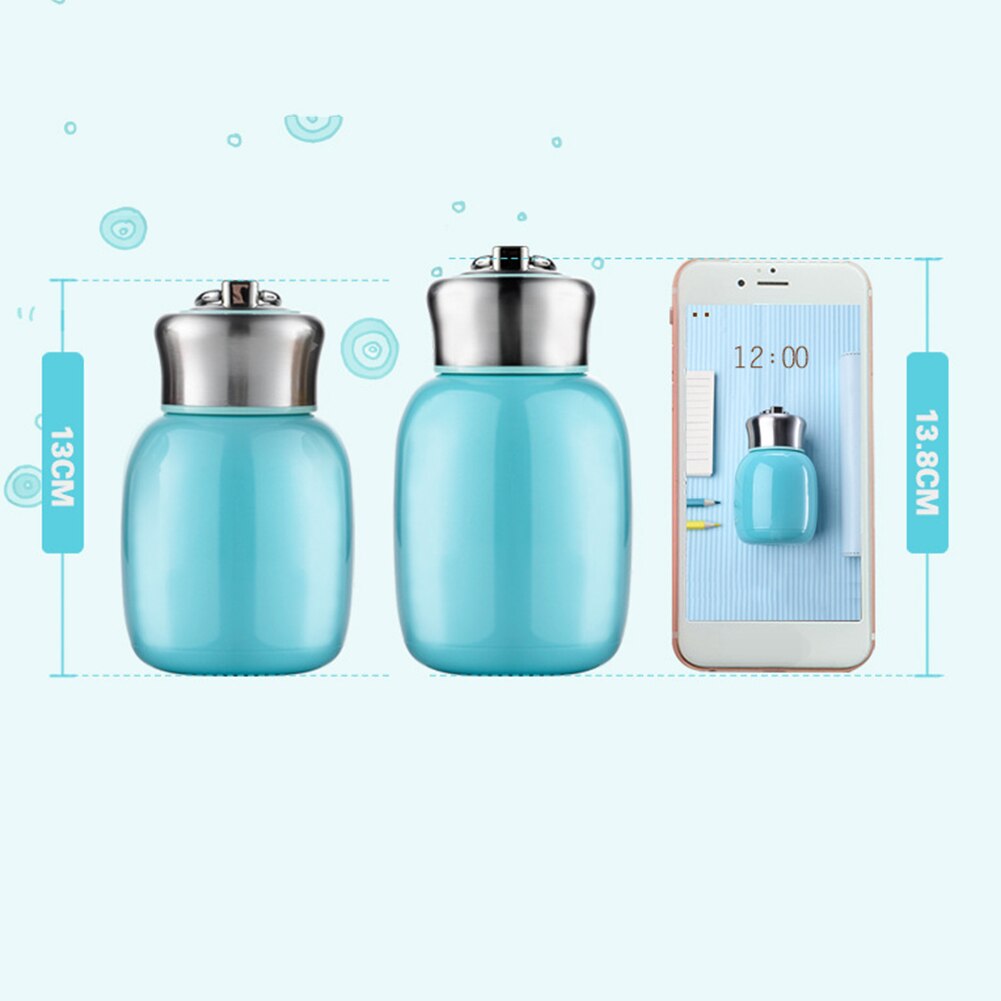 Récipient de bouteilles d'eau de tasse isolé par vide d'acier inoxydable d'enfants de 200ML