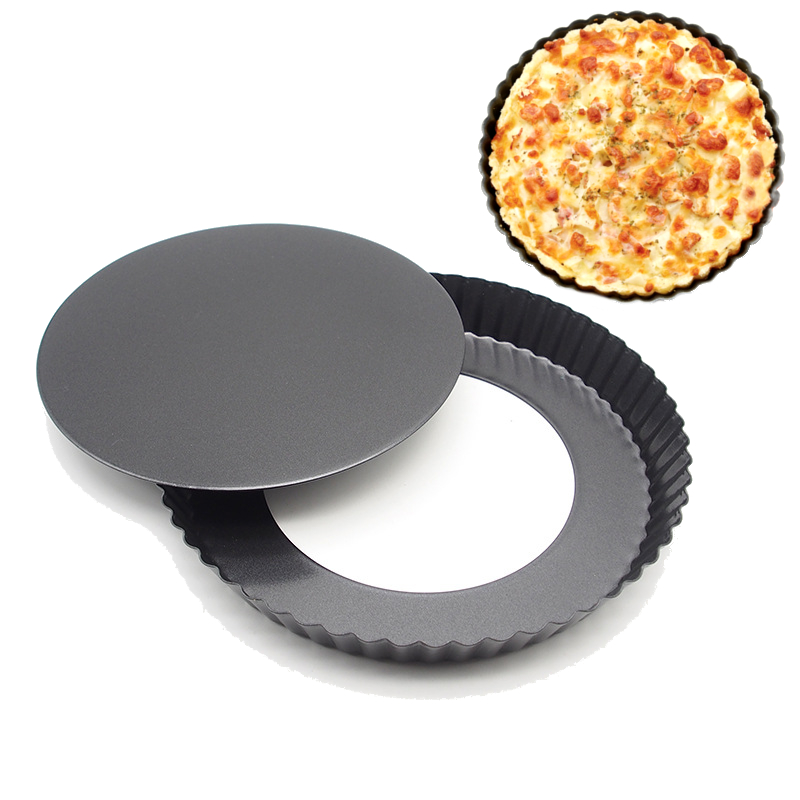 9 inch non-stick Met Verwijderbare Bodem Cakevorm Pizza Pan DIY Bakvormen Bakvorm Kerst Bakken Gerechten