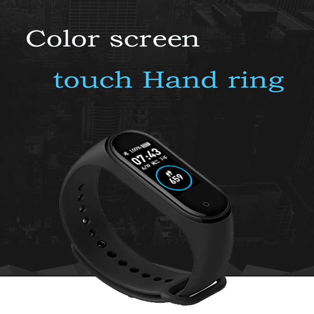 M4 Smart Bracelet Waterproof Men Sport Watch Band 4 Heart Rate Pedometer Monitor Blood Pressure Smart Wristband For XiaoMi IOS