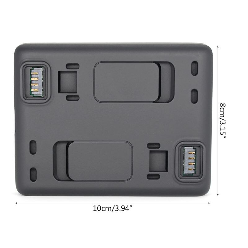 2 in 1 qc snellader slimme oplaadhub voor insta 360 one  r 2380 mah versterkte 1190 mah batterijbasis