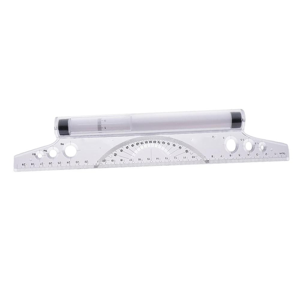 Rullande parallell linjal 30cm ritning cirklar vinklar linjer diagram konst kläder ritning linjal vinkel special parallell linjal