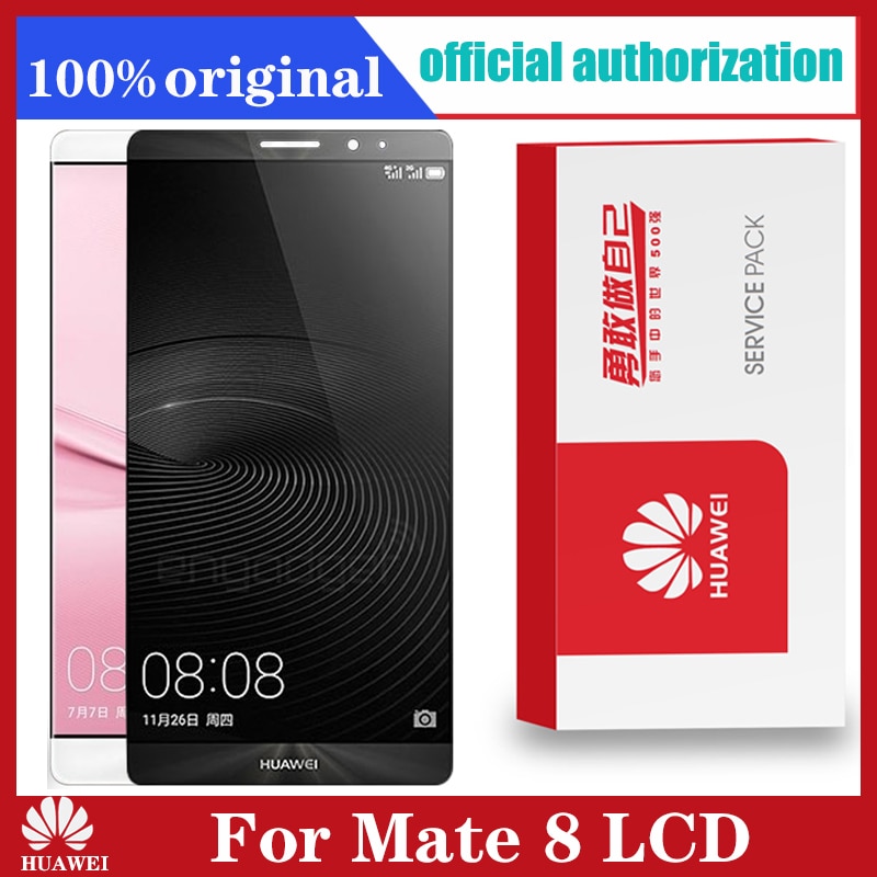 Originele Voor Huawei Mate 8 Lcd Touch Screen Met Frame Digitizer Vervanging Display Voor Mate 8 Mate8 Lcd 'S NXT-L29