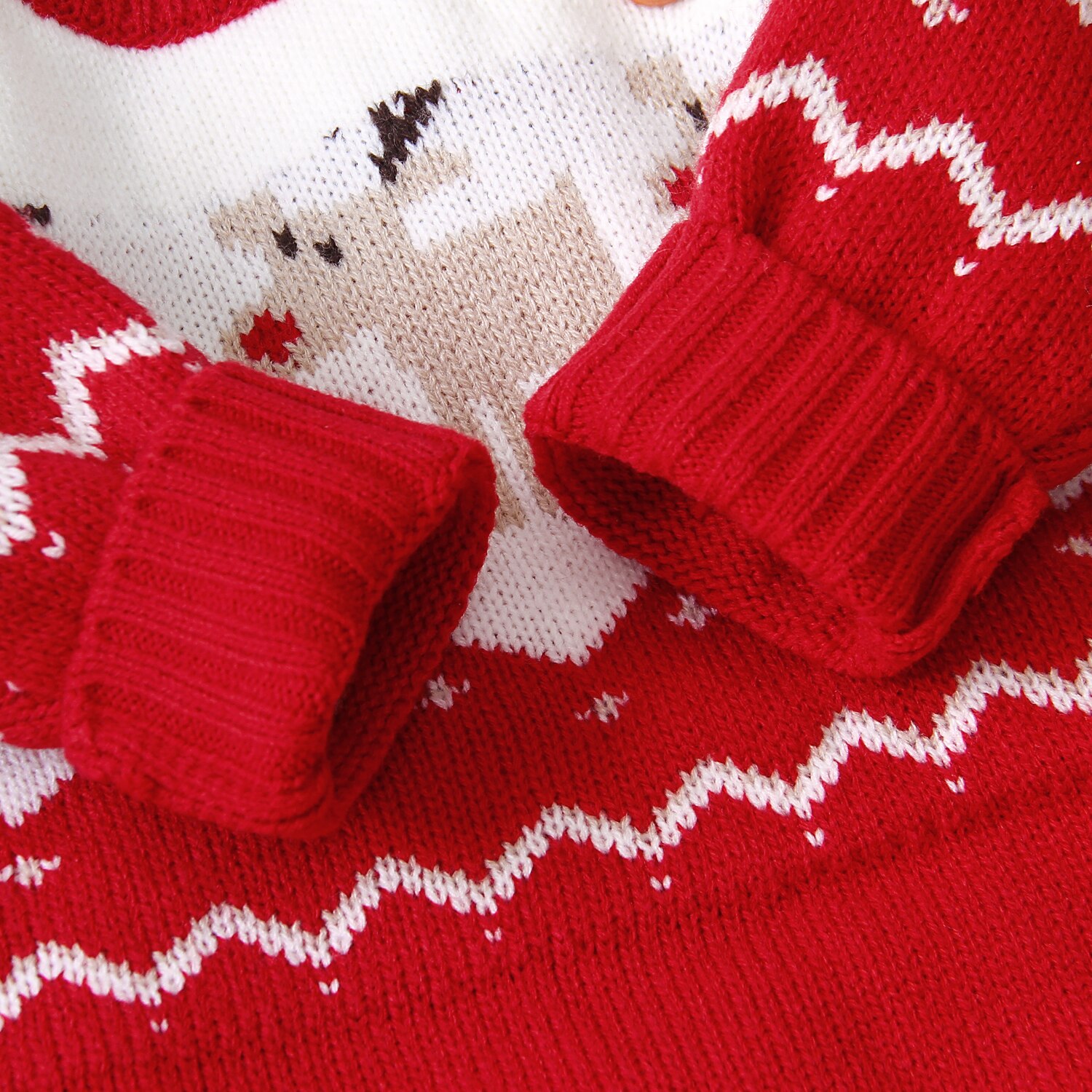 Spædbarn pige dreng 0-18m jul romper babyer langærmet elg trykt mønster rund krave jumpsuit til drenge og piger