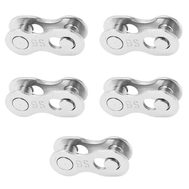 5pair 1/6/7/8/9/10/11/12 Speed Bicycle Chain Connector Lock Quick Link Road Bike Buckle Joint Buckle Master Cycling Parts: Red