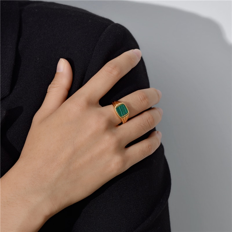 Aomu kvinde ringe acetatplade justerbar ring metal akryl harpiks geometri ringe trendy geometriske vielsesringe