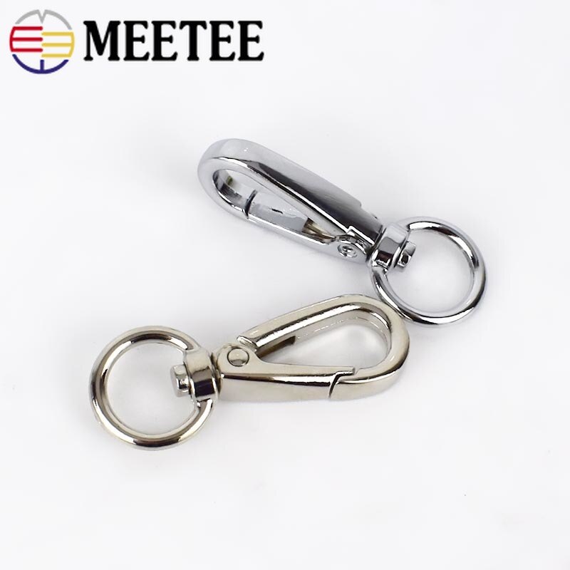 Draaibare sluitingen 1 1/4, 1 1/2 en 2 Karabijnhaak Drukpoort Karabijnsluiting Metalen clip Portemonneehardware - België