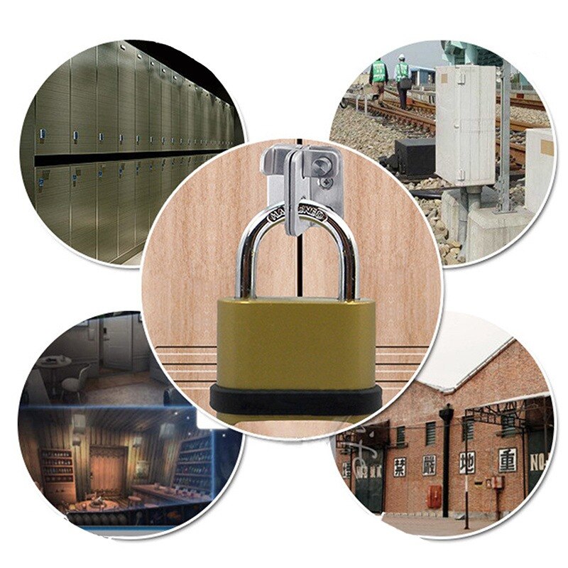 four-digit Bottom Password Lock Gate Warehouse Logistics Truck Truck Password Padlock Lock