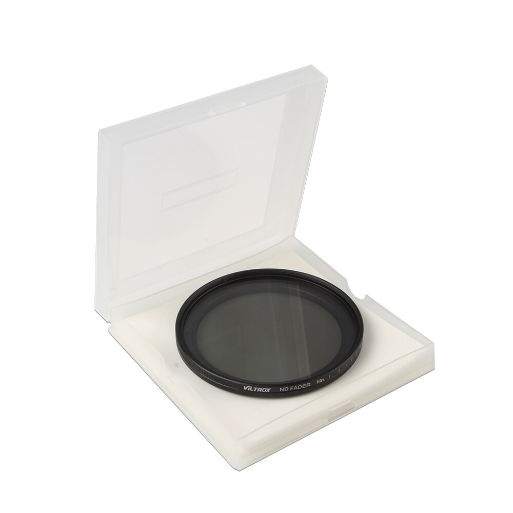 Viltrox Verre Optique Mince ND2-ND400 Densité Neutre Fader filtre à DENSITÉ NEUTRE Variable Réglable 52/55/58/62/67/72/77mm pour Canon Nikon