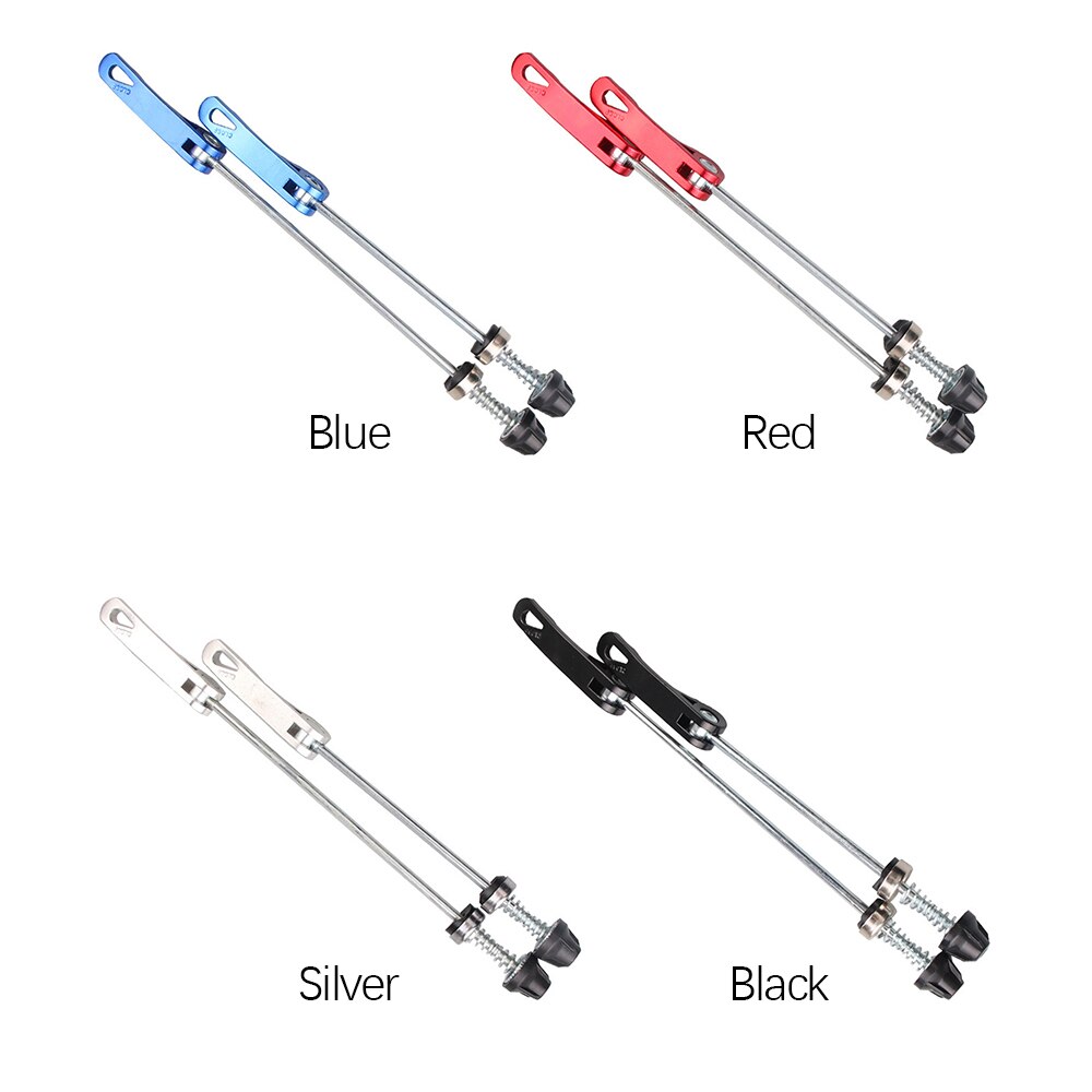 1 Pair MTB Quick Release Skewer Lever Mountain Bicycle Wheel Hub Front and Rear Clip Bolt Lever Axle Set