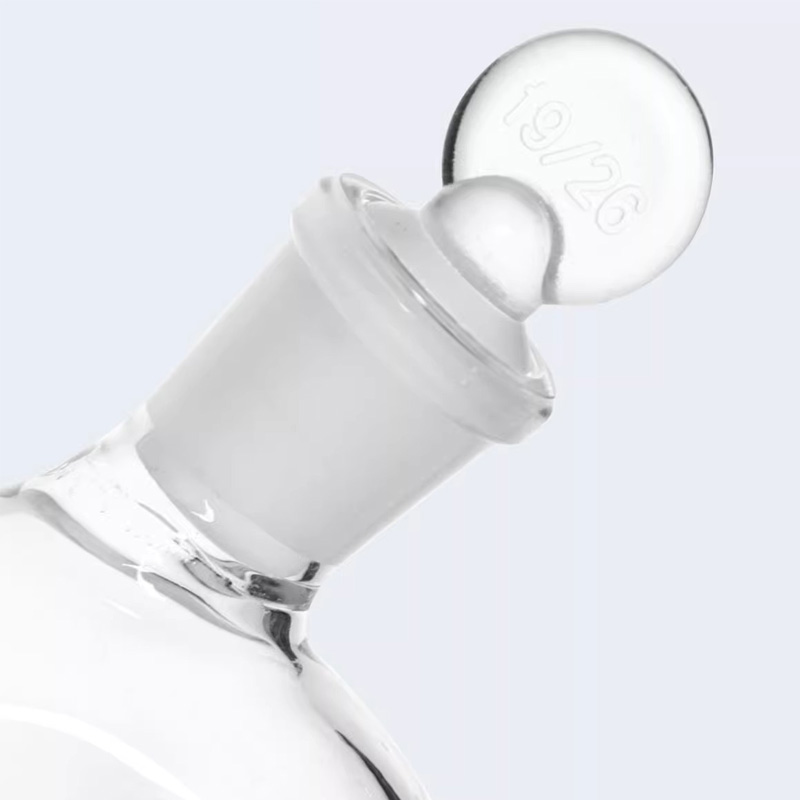 Lab Glass Retort Distillation Flask Retort Bottle with Curved Neck