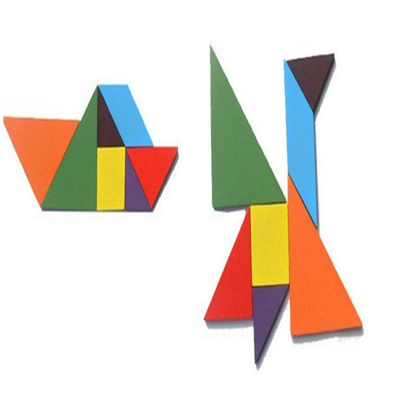Sjove tangram hjernevridere tidlig læring uddannelse tegnebræt geometrisk kognitivt legetøj puslespil læring uddannelse udvikling