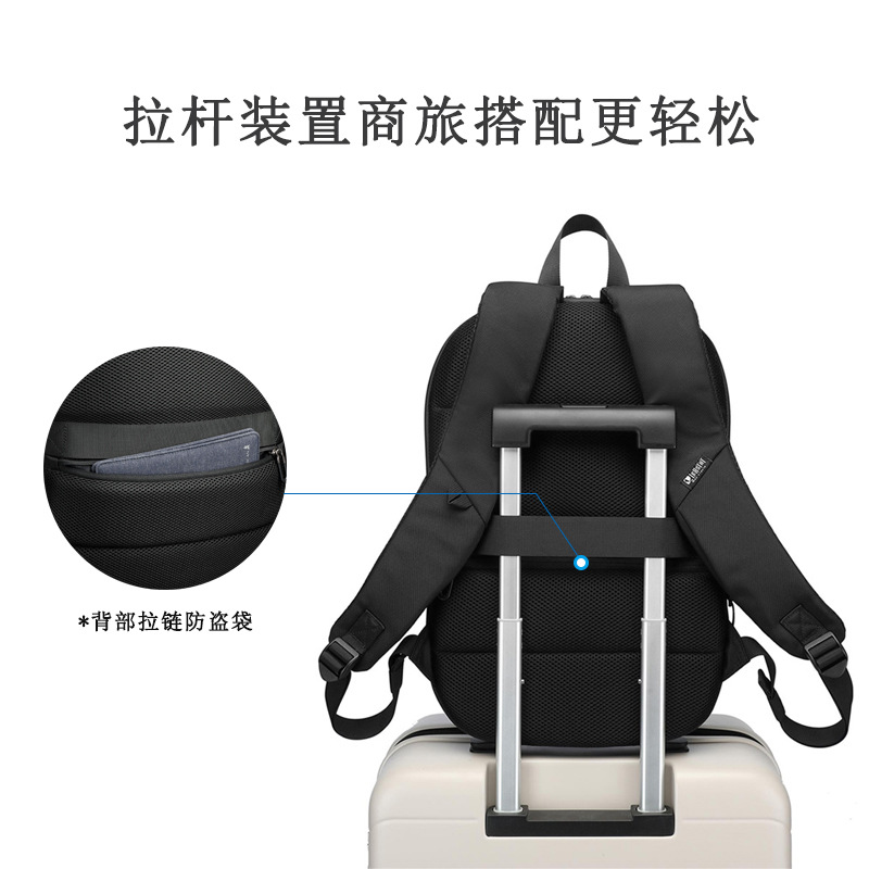 Sac à dos pour ordinateur portable, sac fin pour ordinateur portable, unisexe, 14 pouces, Simple, Business, léger, décontracté, extensible, pour écoliers