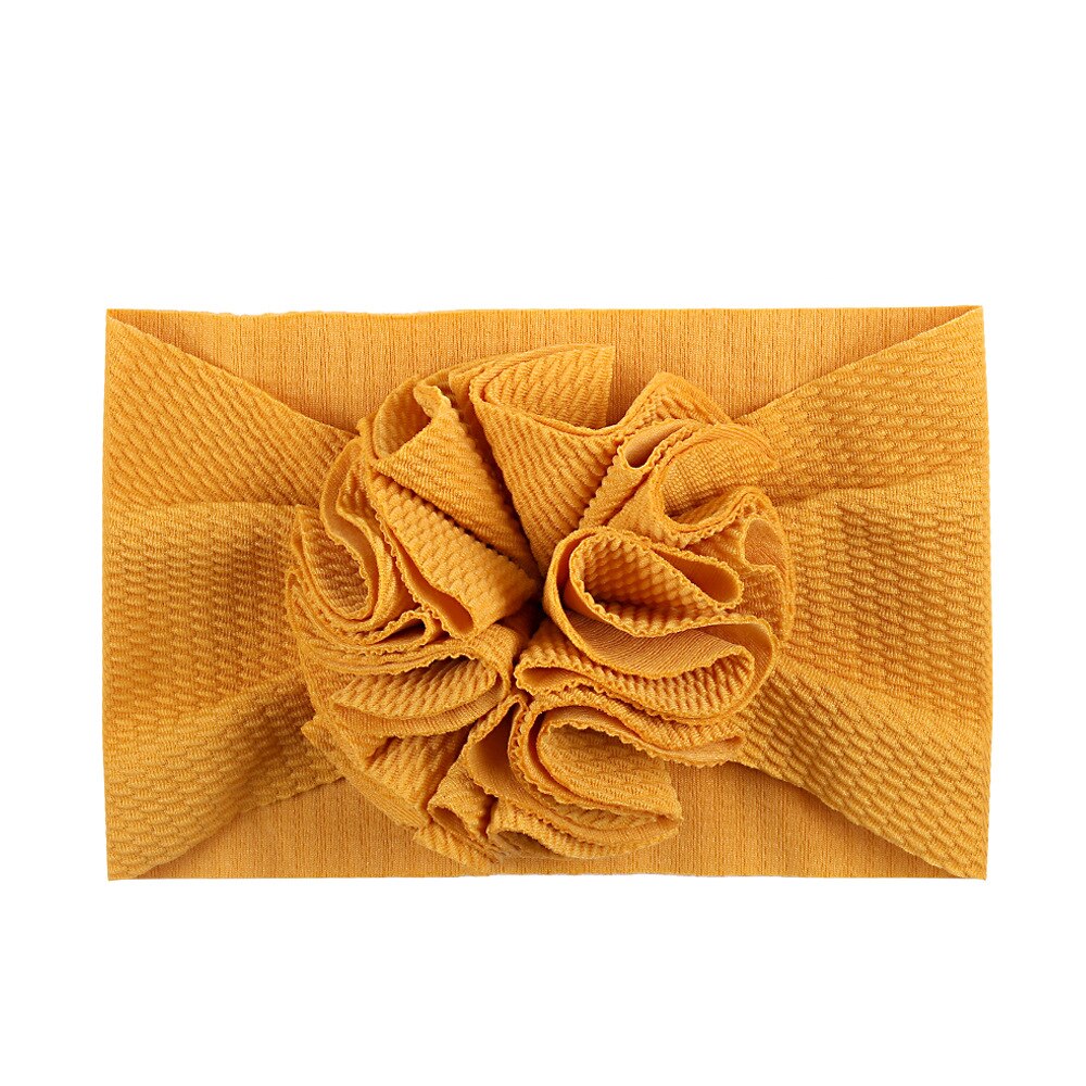 Baby Hoofdband Voor Meisjes Baby Baby Meisje Hoofdband Verjaardagsfeestje Baby Tulband Accessoires Peuter Hoofddeksels 20 Kleuren: Yellow A