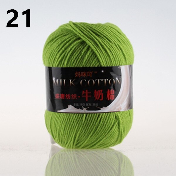 Craft art Dubbele breien Haak DK Garen Wol Melk fiber katoen 50g Bal: 21