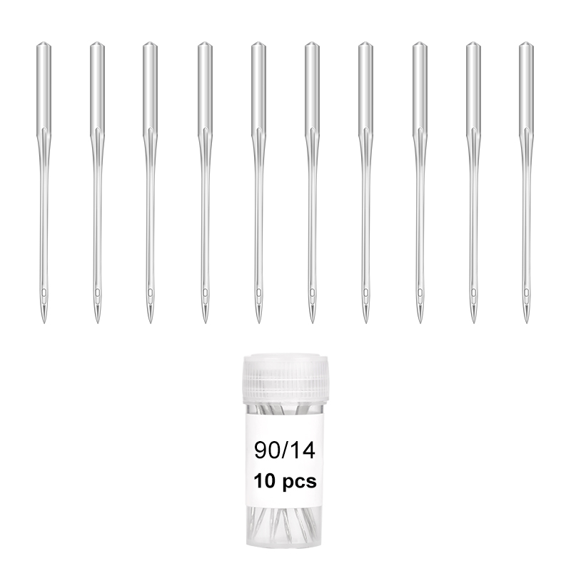 10Pcs Household Sewing Machine Needles With Bottle Universal Regular Round Head Stainless Steel Needles For DIY Sewing: Type3