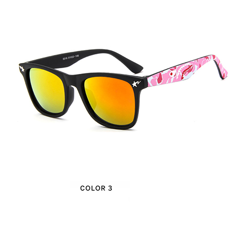 Mærke børn solbriller gafas oculos de sol multi frames retro børn solbriller polykromatiske briller solbriller  uv400: Rd6-2