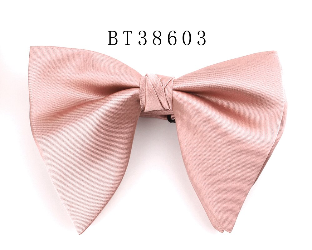 La boda de pajarita de Color para los hombres y las mujeres mariposa damas arco nudo de corbata de lazo de satén corbatas padrinos: BT38603