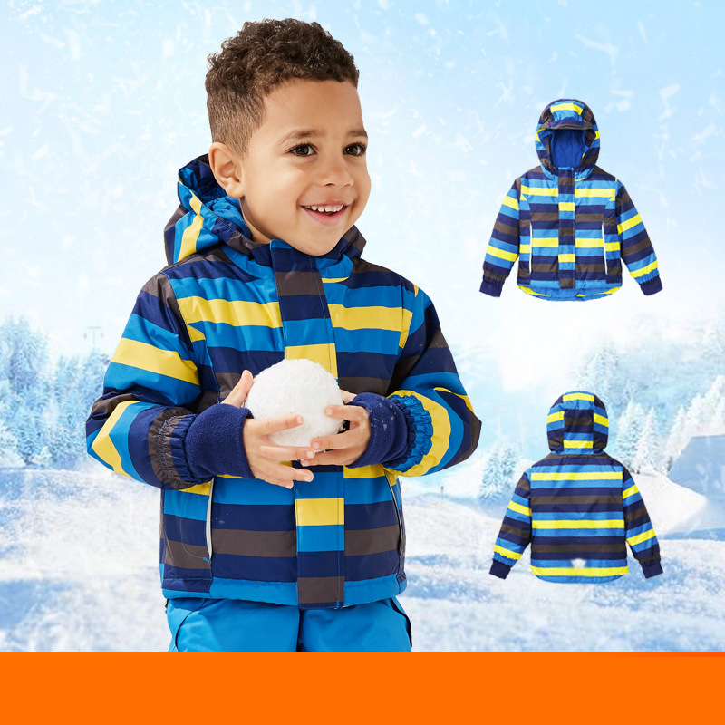 Veste de Ski pour enfants, manteau à capuche, et coupe-vent, pour les Sports de plein air, le Snowboard, collection hiver