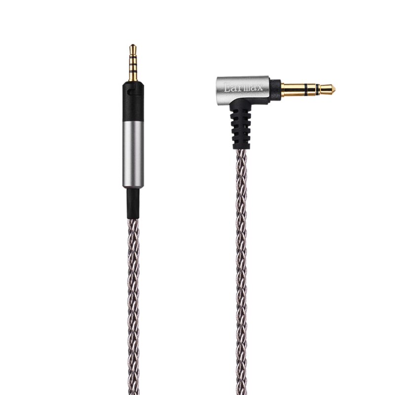 Câble plaqué argent en cuivre monocristal, pour Sennheiser/élan/urban HD400s HD458/450BT HD598 HD558 HD598se