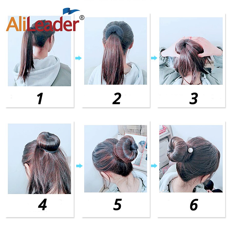S/M/L Donut Hair Bun Maker Hair Styling Tools Hair Sponge White/Brown/Black Colors Best Hairstyle Accessories
