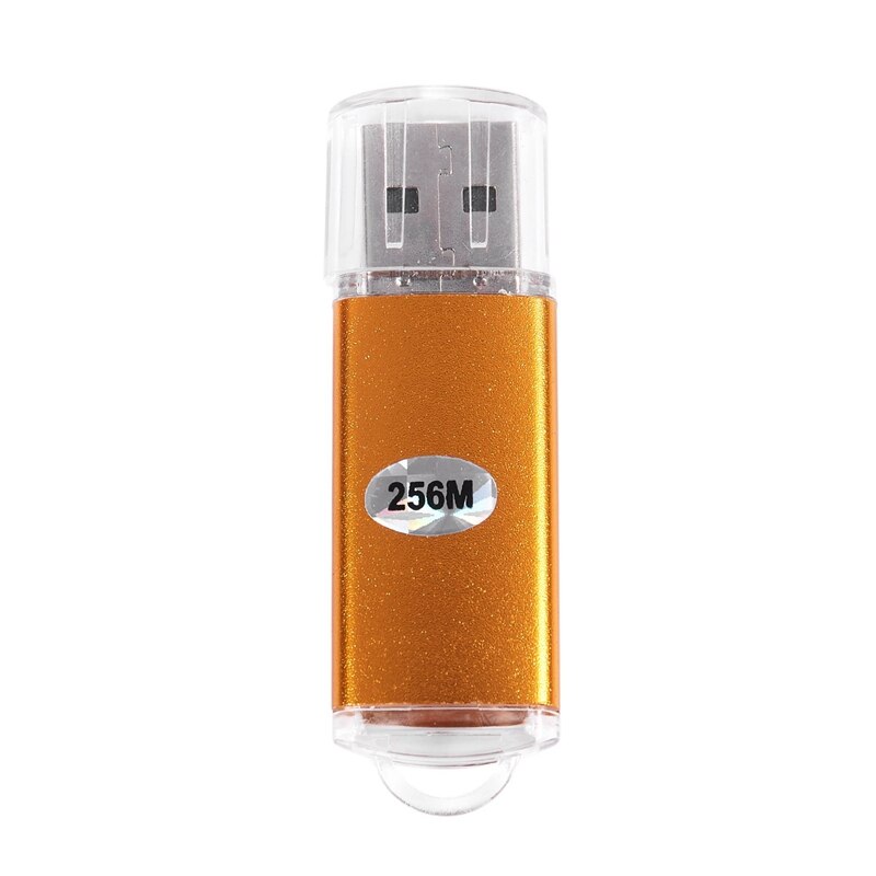 2X256 Mb Usb 2.0 Flash U Disk Gold & Green