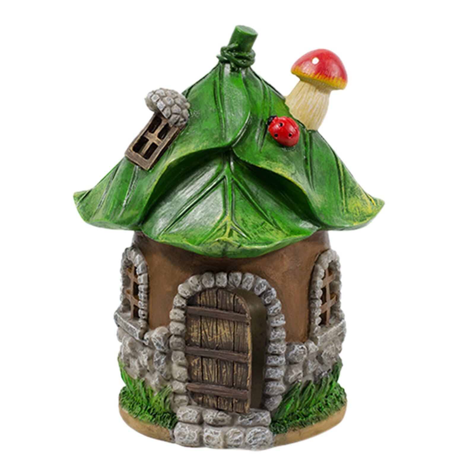 Nette Kobold Haus Dekor LED Solar- Licht Ich bin Freien Balkon Garten Deko Fee Haus Harz Handwerk Ornamente Kinderzimmer Deko