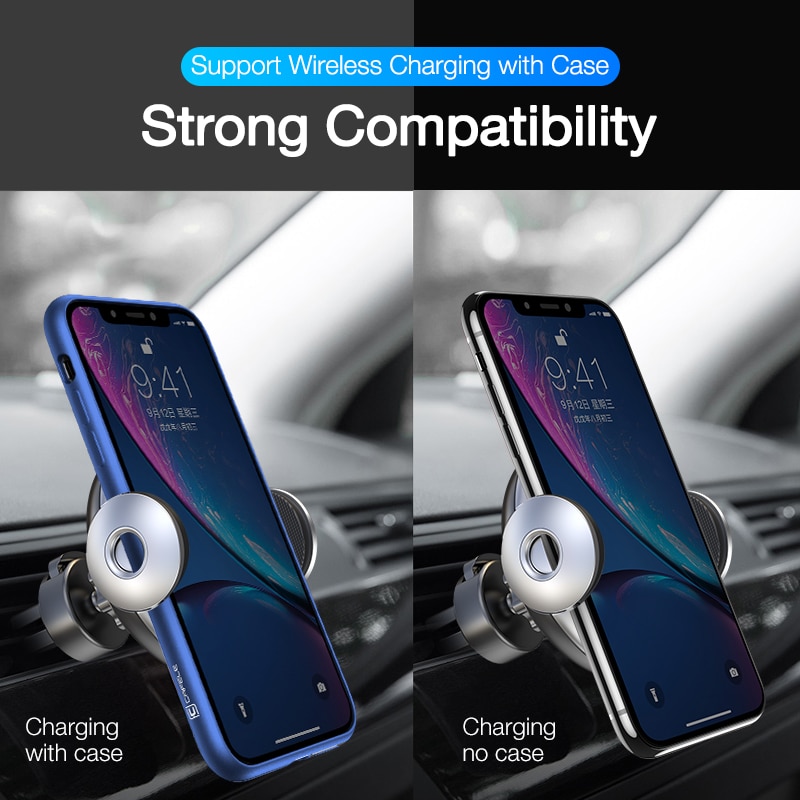 Cafele 10W Wireless Car Charger Voor Telefoon in Auto Draadloze Oplader Intelligente Infrarood Snelle Draadloze Opladen Auto Telefoon Oplader